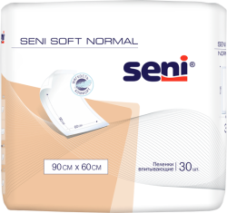 Впитывающие простыни Seni Soft Normal 90х60 см, 30 шт (Польша) - фото