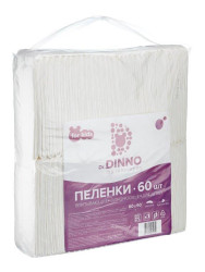 Впитывающие пеленки Dr.DINNO 90*60 (60шт), РФ - фото