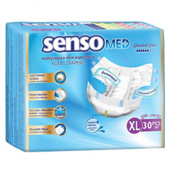 Подгузники для взрослых Senso Med Standart Plus 4 Extra Large (130-170 см), 30 шт., Беларусь - фото