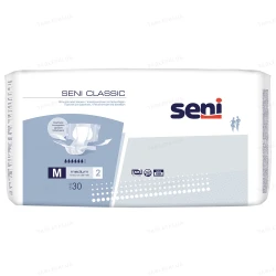 SENI CLASSIC 2 Medium (6*, 30 шт) Подгузники для взрослых (75-110 см), Польша - фото