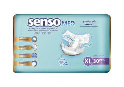 Подгузники для взрослых Senso Med Standart Plus 4 XL (130-170 см), 30 шт., Беларусь - фото