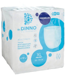 Впитывающие трусики для взрослых DR.DINNO Premium размер XL (130-170см) - фото