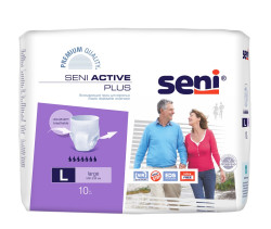 Seni Active Plus Large-3 (7кап, 10 шт) Впитывающие трусики для взрослых (Польша) - фото