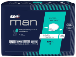 Seni Mаn Extra Level 3 (15шт.) Вкладыши урологические для мужчин (Польша) - фото