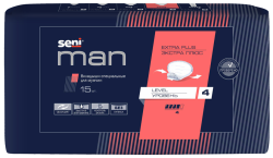 Seni Mаn Extra Plus Level 4 (15шт.) Вкладыши урологические для мужчин (Польша) - фото