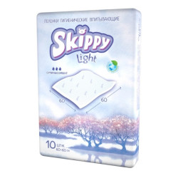 Впитывающие пеленки Skippy Light размер 60х60см 10шт, Китай - фото